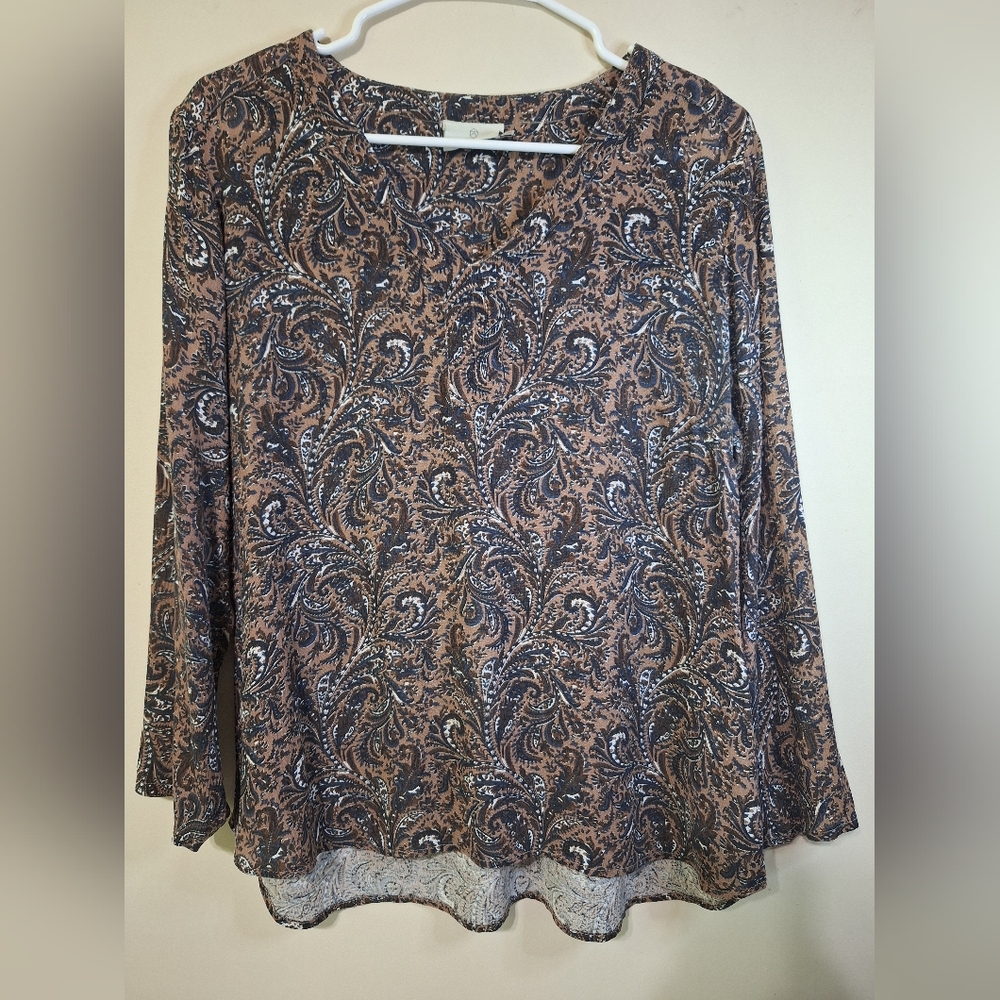 Kaffe 38 Kasalda Amber Blouse 100% Viscose Longsleeve